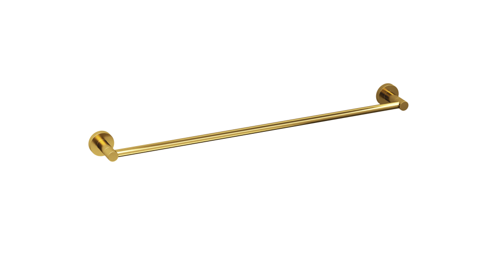 Single Towel Rail Gold Rick McLean's Bathware